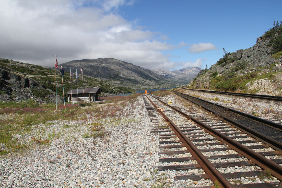 The White Pass summit on the WP&YR railway