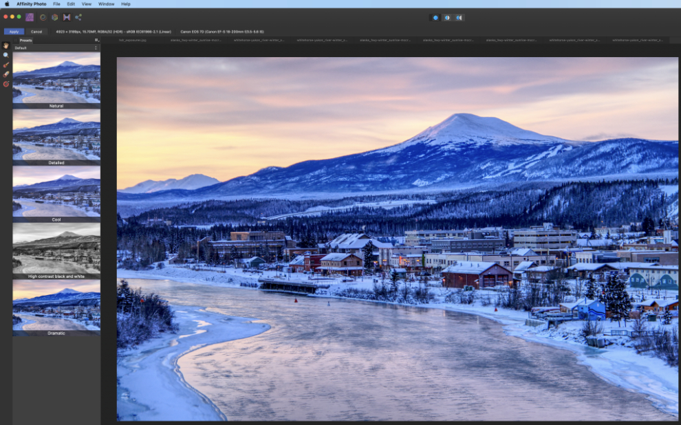 Creating HDR images with Affinity Photo