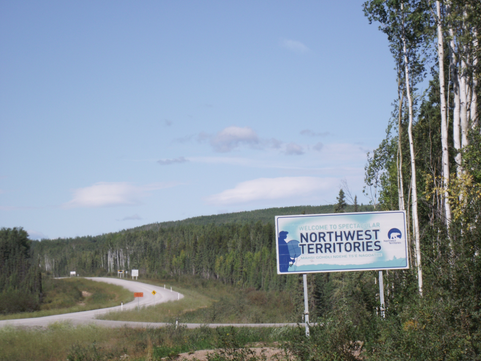 Welcome to the Northwest Territories! - on the Liard Highway