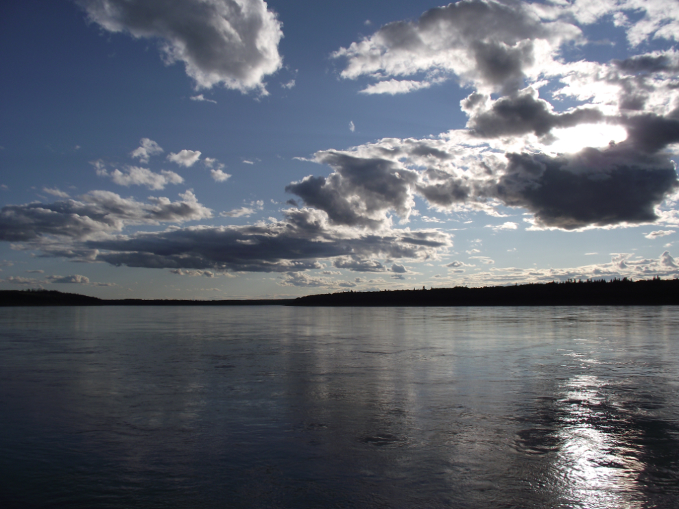 The Liard River from the ferry.