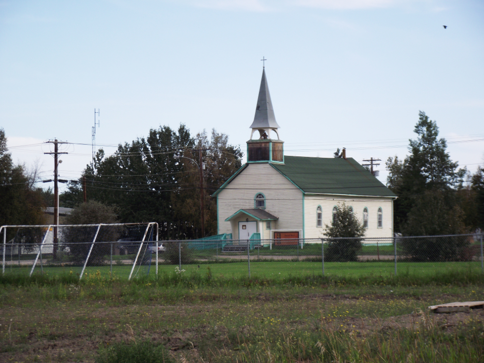 The Catholic church at Fort Simpson, NWT