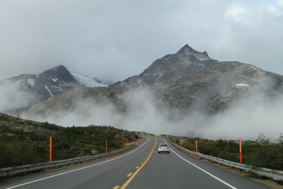 Driving the White Pass on the South Klondike Highway