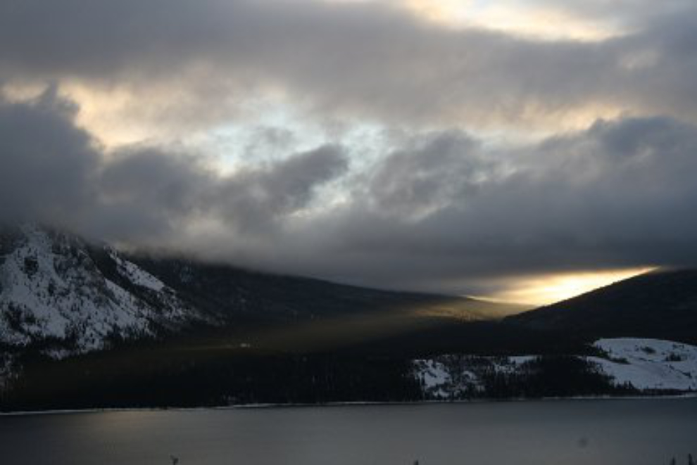 Great winter light along the South Klondike Highway, Yukon