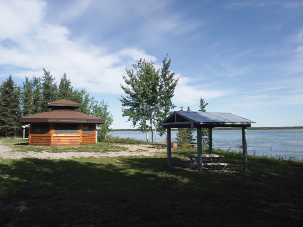 Dory Point Park on the Mackenzie River, NWT