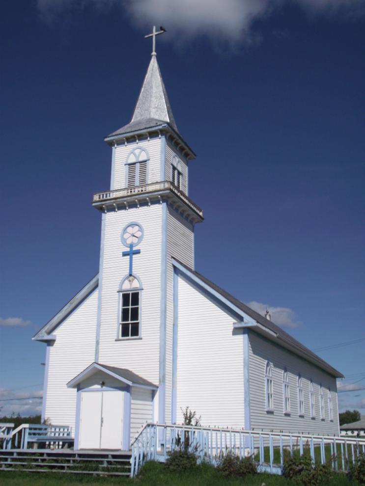 The Catholic church at Fort Providence, NWT