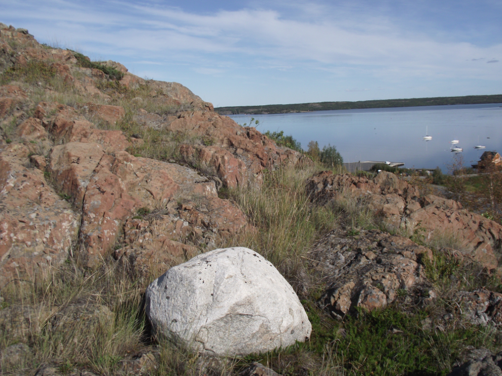 A glacial erratic north of Yellowknife