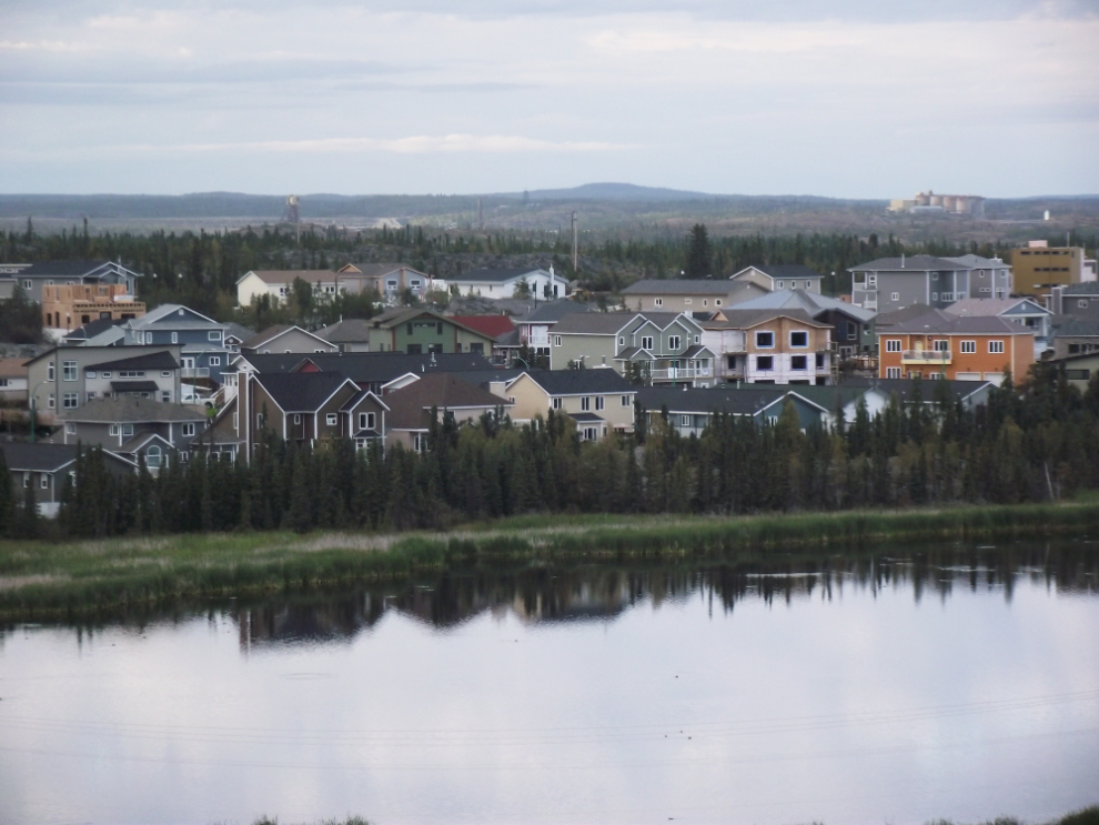 A new subdivision in Yellowknife, NWT