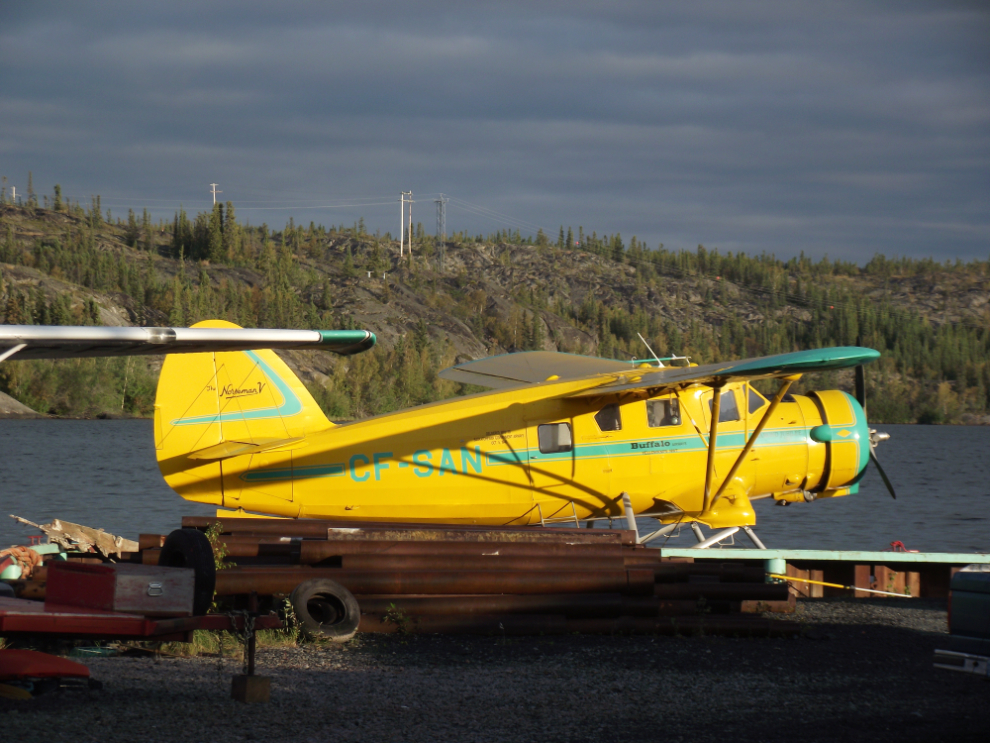 CF-SAN, a Norseman bush plane at Yellowknife NWT