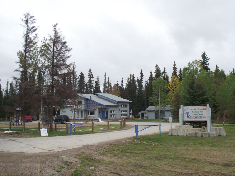 The brand-new visitor centre at the Alberta-NWT border is very impressive