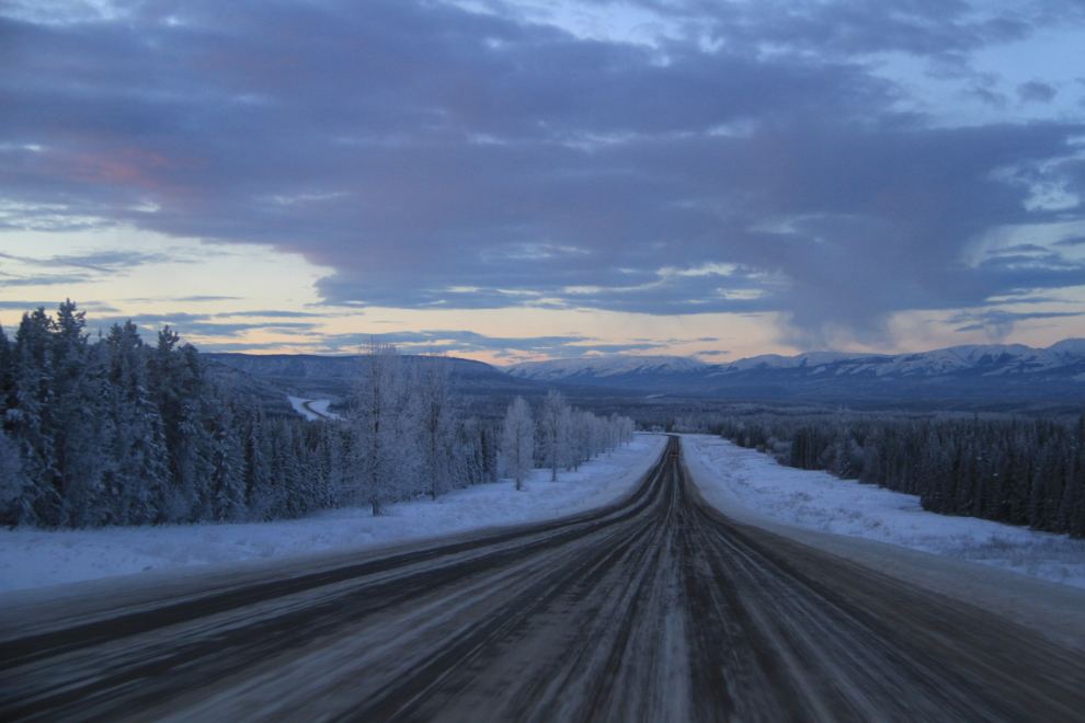 Alaska Highway dawn
