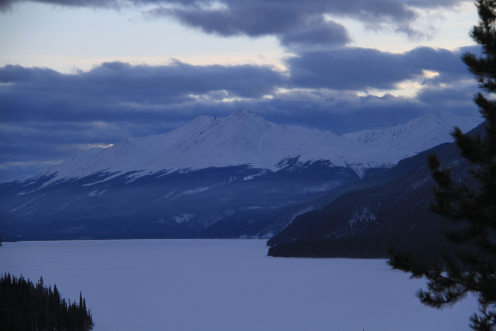 Muncho Lake, BC, in December