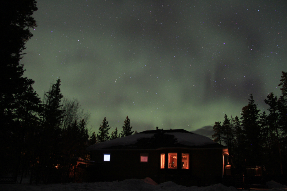 Northern Lights over my home in Whitehorse, Yukon