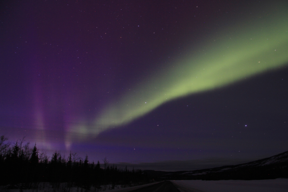 Northern lights in the Yukon