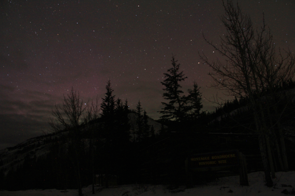 Aurora borealis in the Yukon