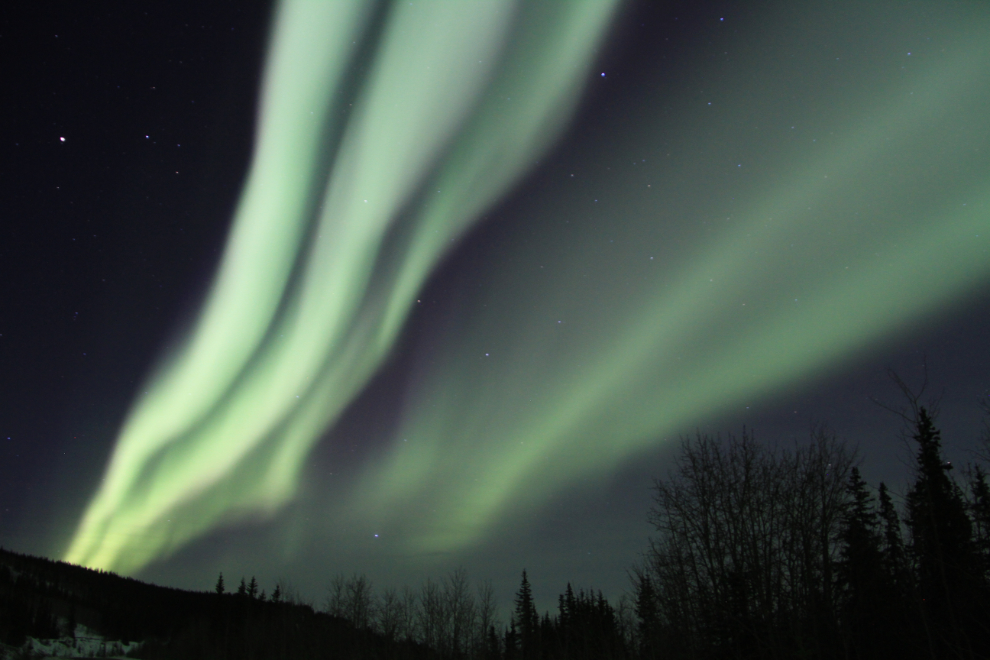 Northern lights in the Yukon