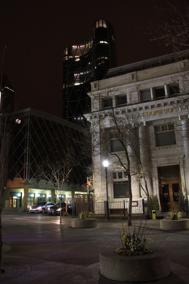 Dominion Bank building - Calgary, Alberta, at night