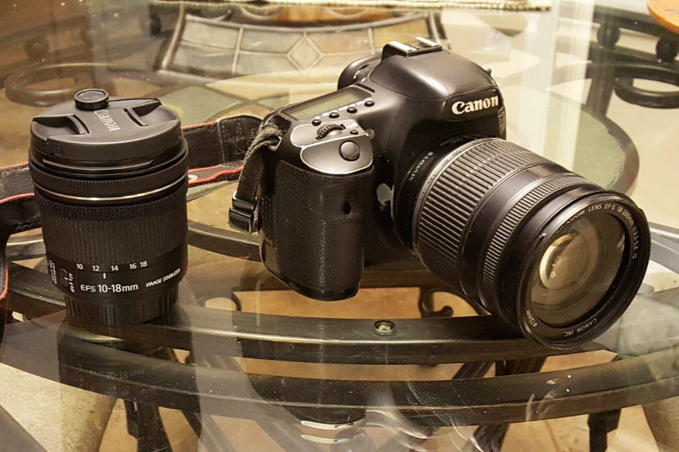 Canon EOS 7D with a couple of lenses