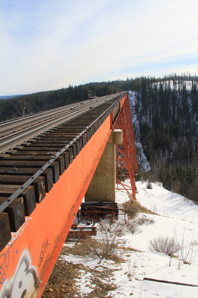 Large bridge on the Alberta Resources Railway near Grande Cache