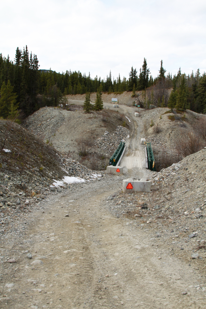 The Great Trail crosses Wolf Creek, Yukon
