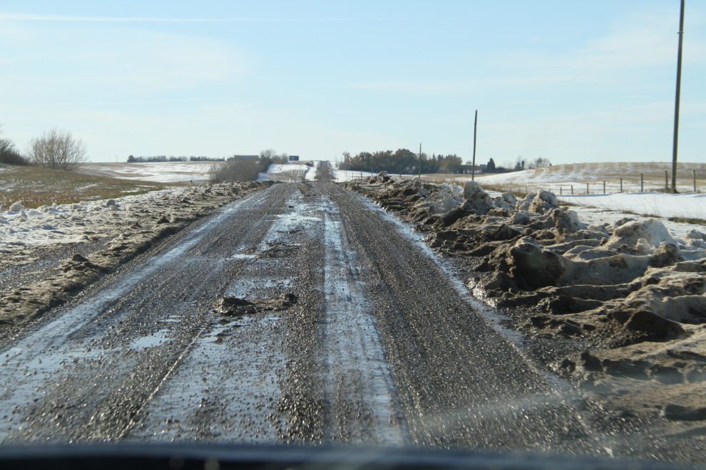 Range Road 195 south of Wayne, Alberta