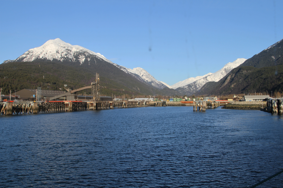 Skagway from the Alaska ferry MV LeConte
