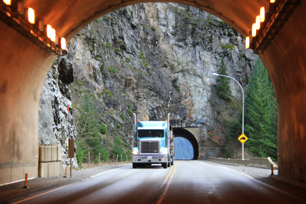 Tunnels in BC's Fraser Canyon