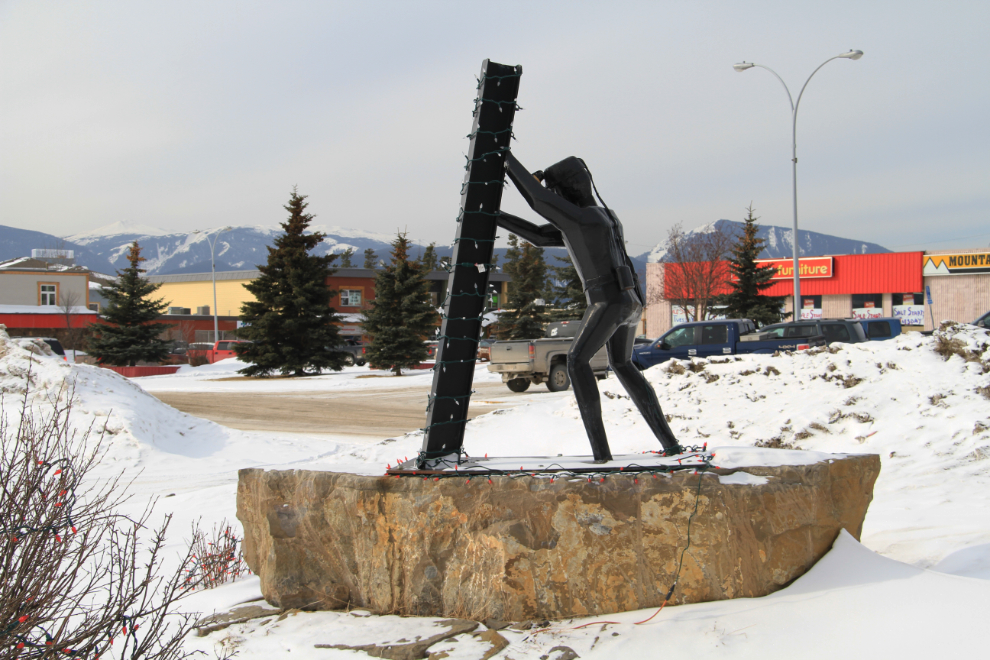 Miners memorial in Grande Cache, Alberta