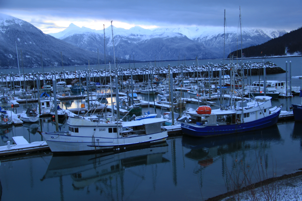 Small boat harbor at Haines, Alaska
