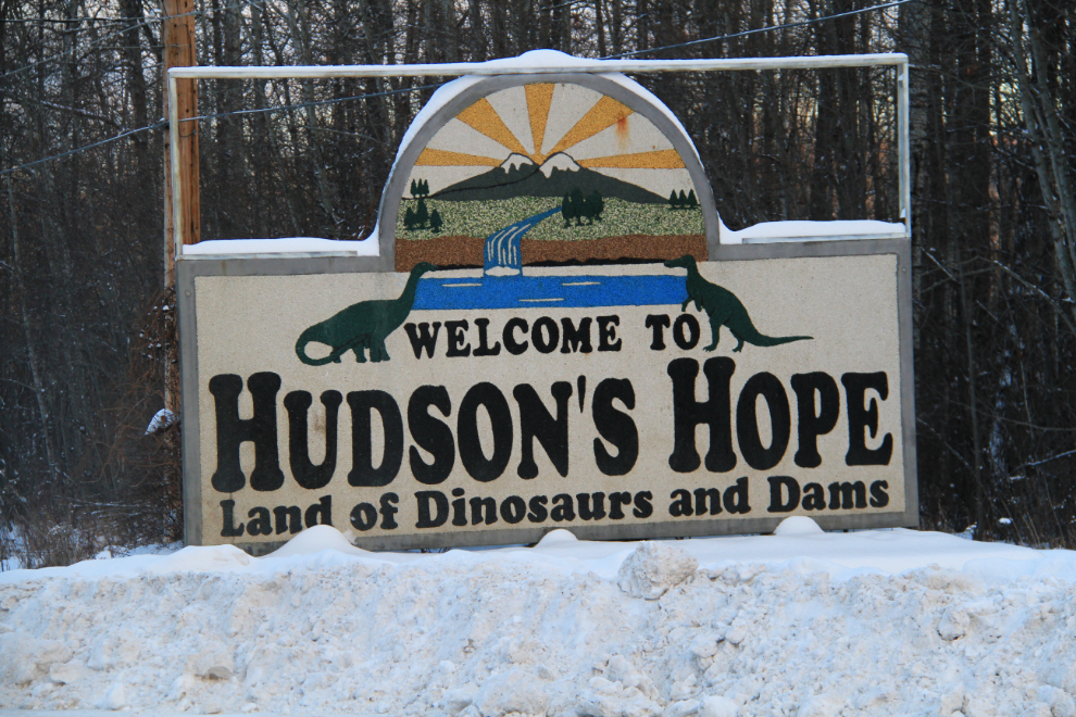 Welcome to Hudson's Hope, BC