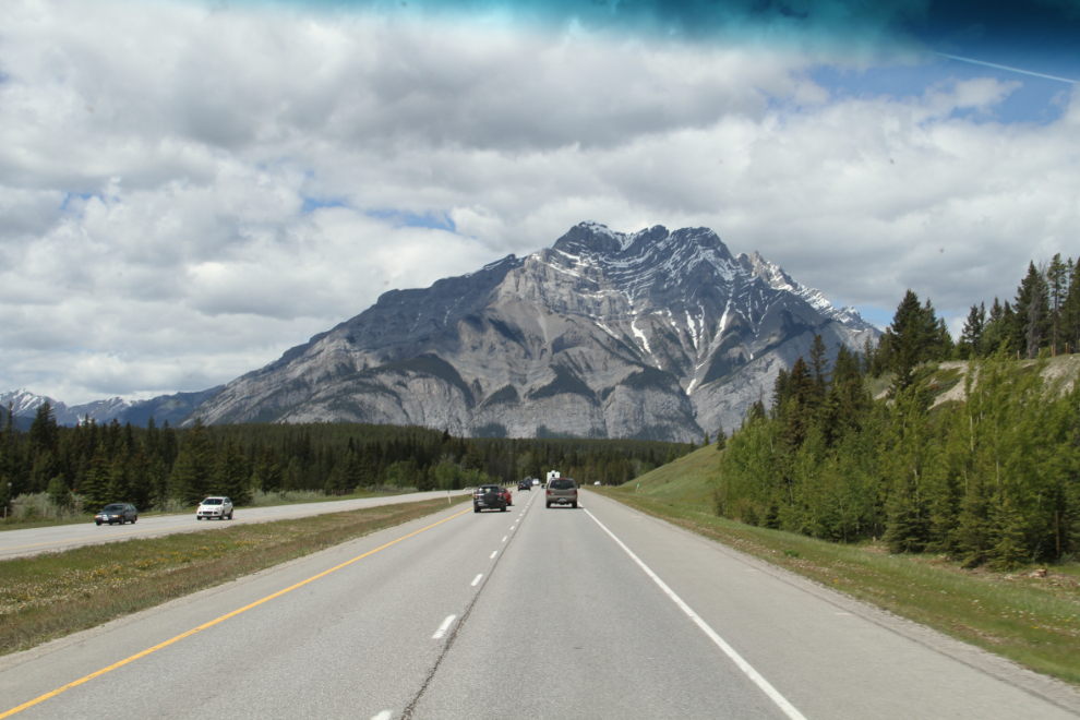 Highway 1 West near Banff