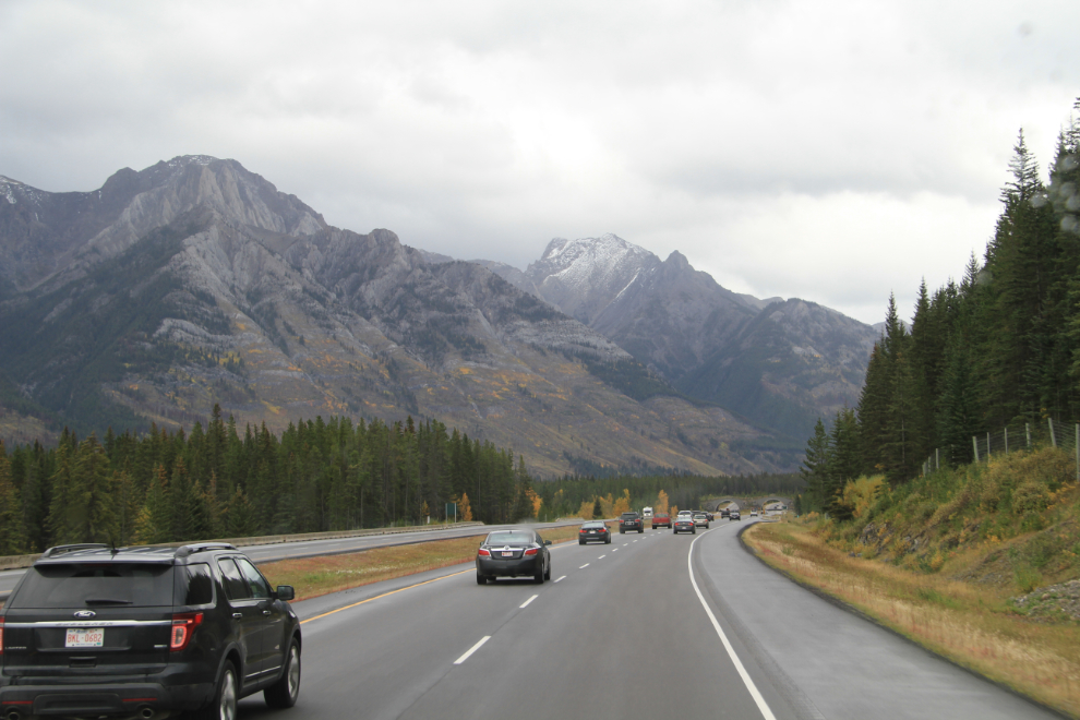Highway 1 west of Canmore, Alberta