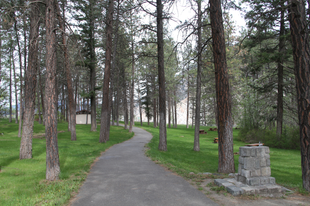 Day-use area at Skihist Provincial Park, BC