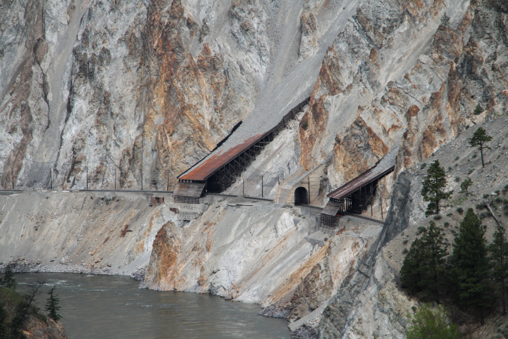 Railway through the Thompson River Canyon, BC