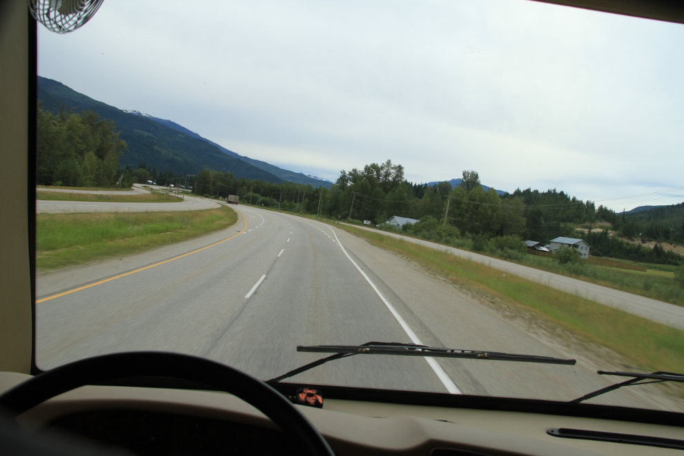 Highway 1, the Trans Canada, east of Sicamous, BC