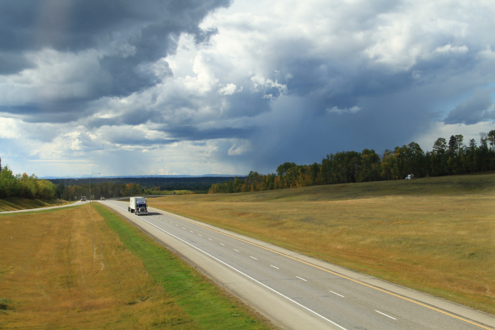 Alberta Highway 16 east of Edson