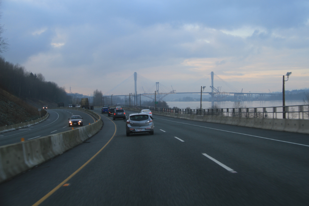 BC Highway 17, the South Fraser Perimeter Road, and the Port Mann Bridge