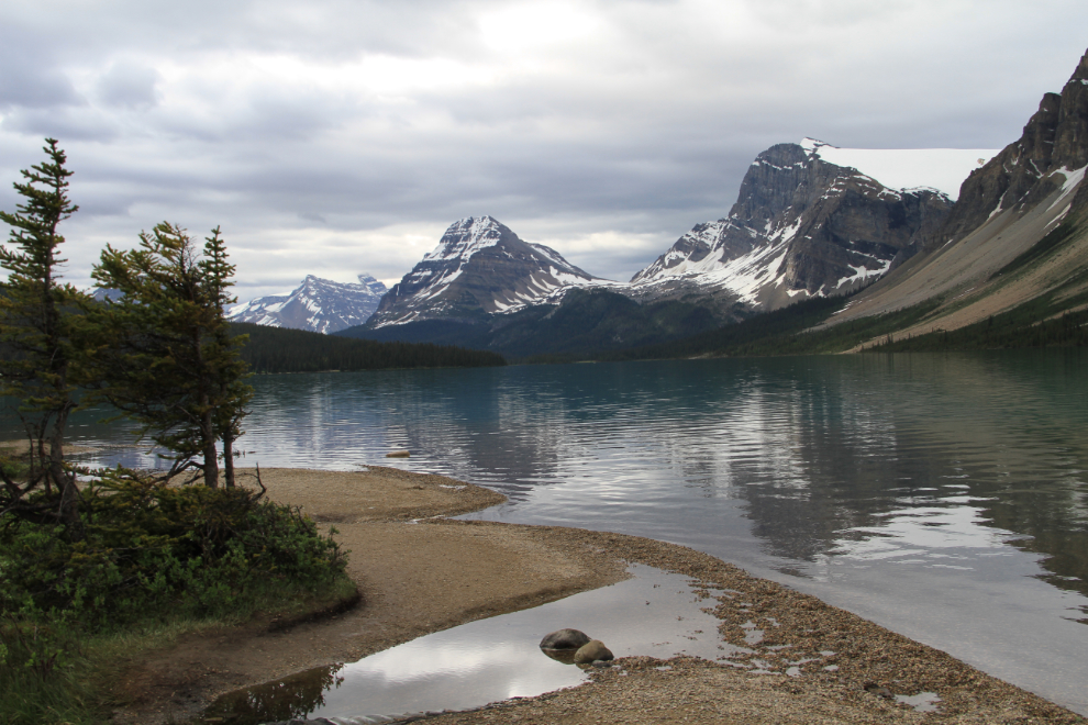 Bow Lake on the Icefields Parkway, Alberta