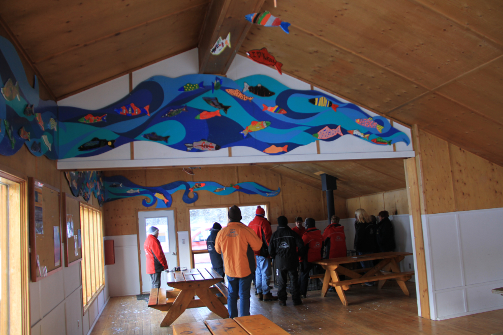The shelter at Kathleen Lake, Yukon