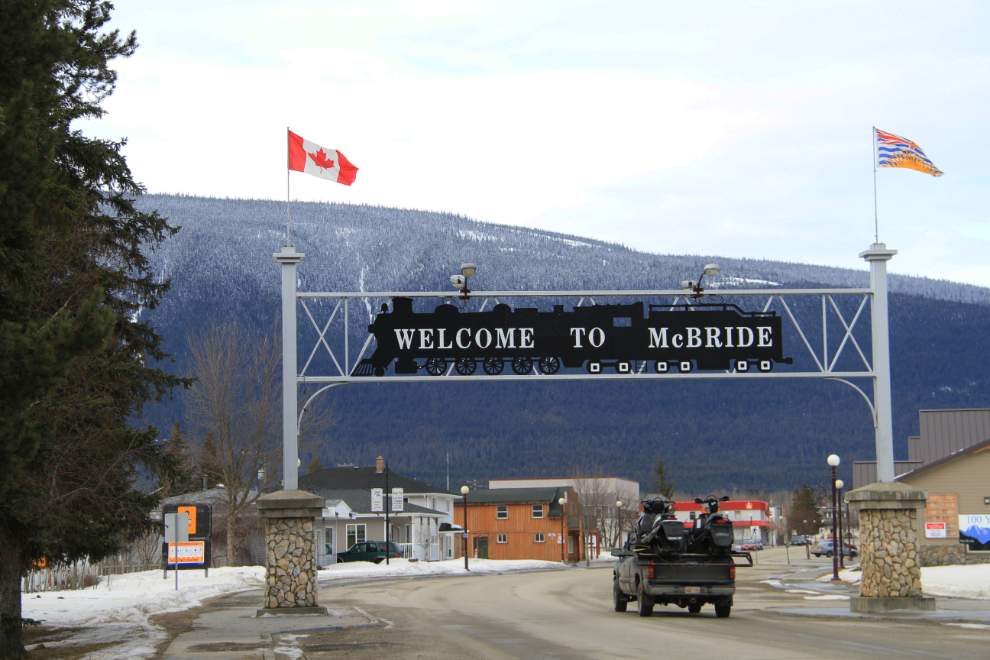 Entrance to McBride, BC 