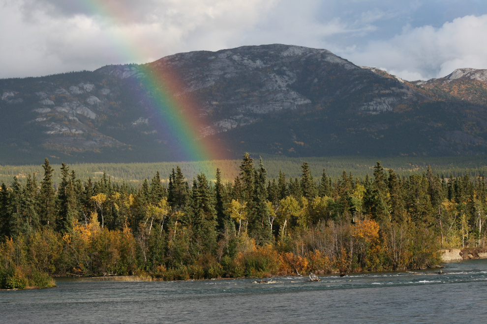 Rainbow over the Yukon River