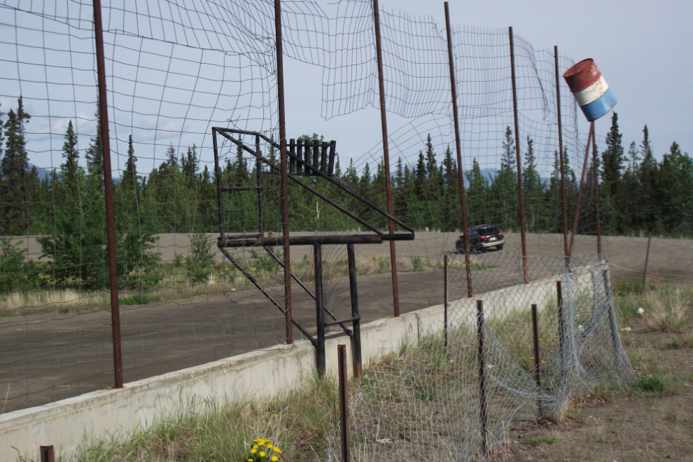 Abandoned stock car race track at Whitehorse, Yukon