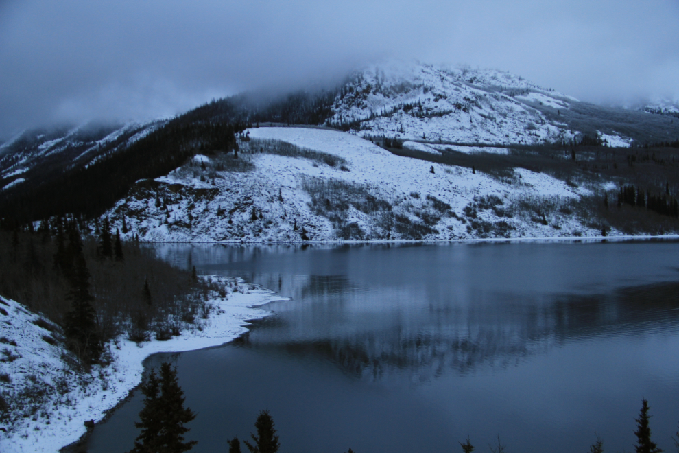 Winter view of Windy Arm, BC