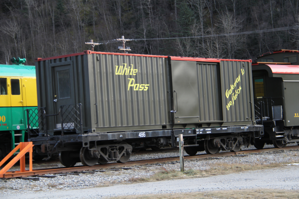 A new WP&YR baggage and freight car