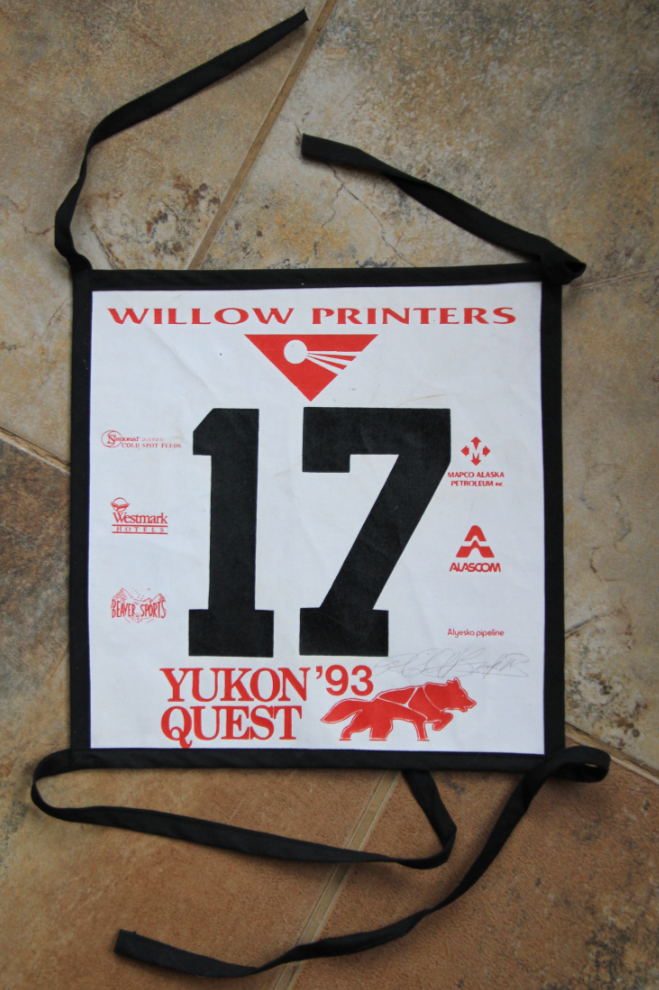 1993 Yukon Quest racer's bib
