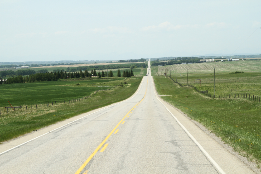 Highway 567 west of Airdrie