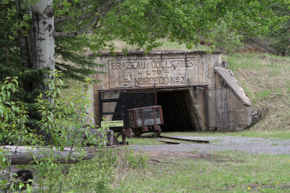 Nordegg No. 2 tunnel at Brazeau Collieries, Nordegg, Alberta