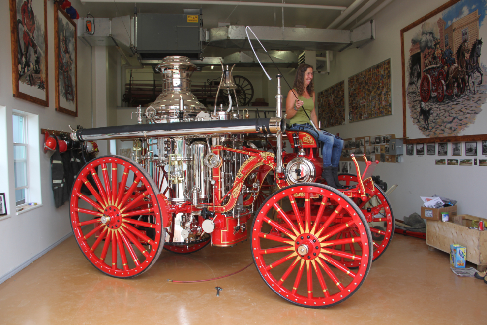 1898 Clapp & Jones steam pump at the Dawson City Firefighters Museum