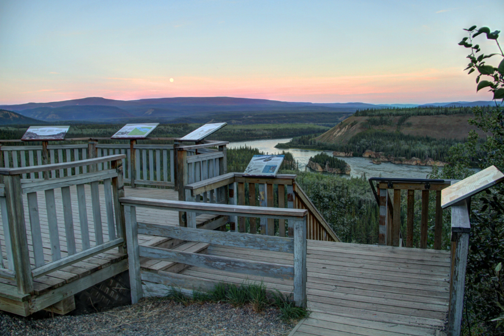 Dawn at Five Finger Rapids on the Yukon River