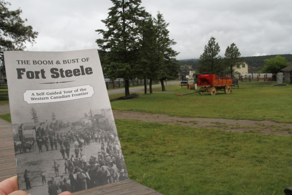 Tour book 'The Boom and Bust of Fort Steele' at Fort Steele Heritage Town, BC