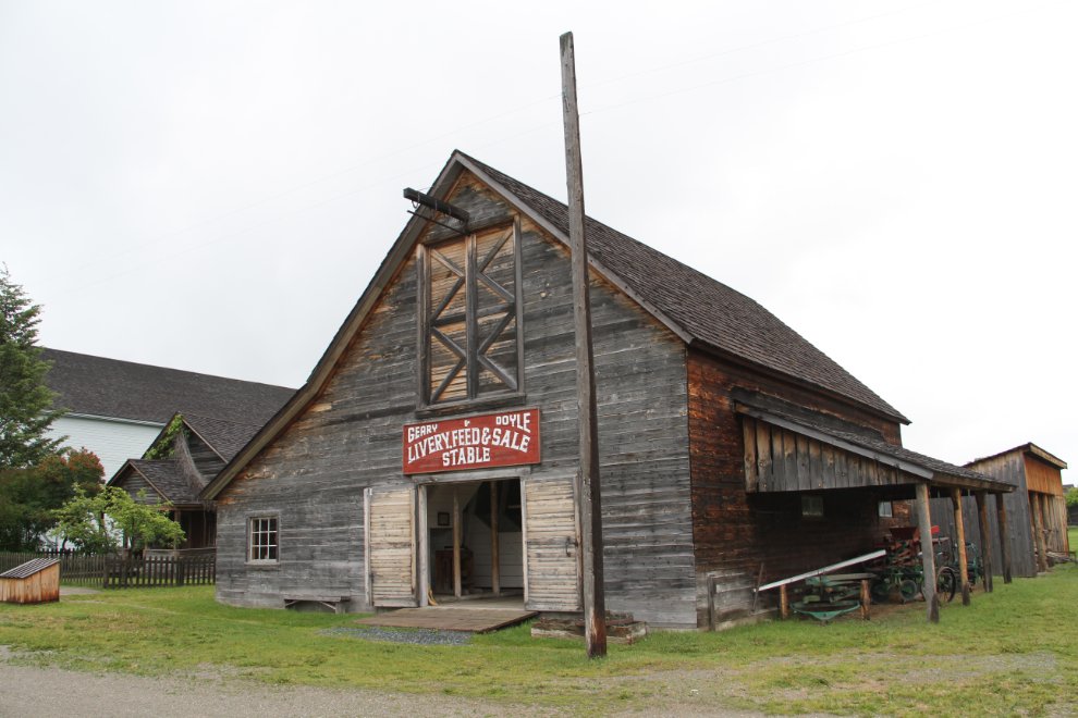 Geary & Doyle's Livery Stable at Fort Steele Heritage Town, BC